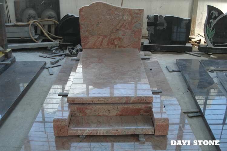 Tropical Red Granite Gravestones